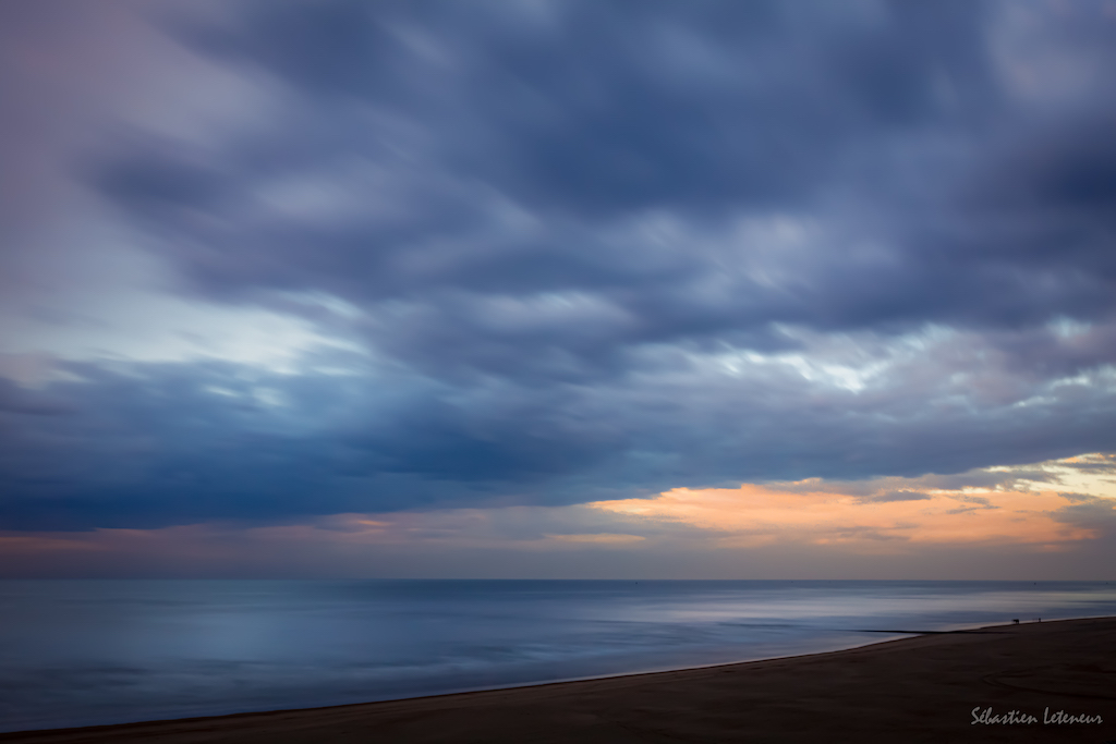 Stormy sunset